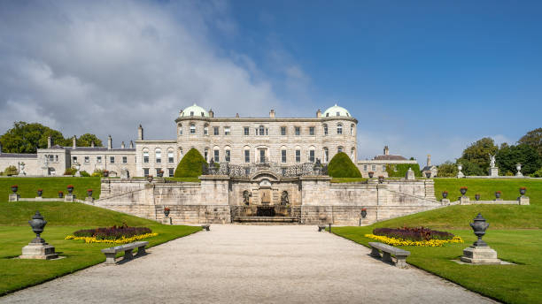 Enniskerry, Wicklow, Ireland, August 2019 Powerscourt Estate, 13th Century castle altered to country house surrounded by 47 acres of landscape gardens 