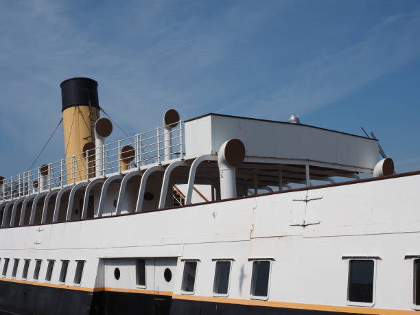 Belfast UK - Circa June 2018: SS Nomadic Tender ship of the White Star Line in Titanic Quarter