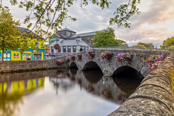 Westport Bridge in the small City Westport over the Carrowbeg River