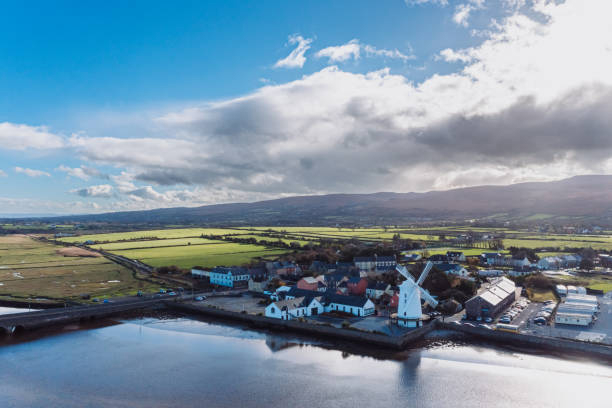 Blennerville Windmill on the Dingle peninsula in County Kerry, Ireland. 